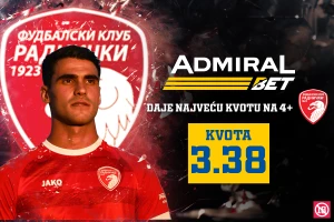 AdmiralBet specijal - "Evropski derbi" u Leskovcu, najveće kvote na Radnički 1923!